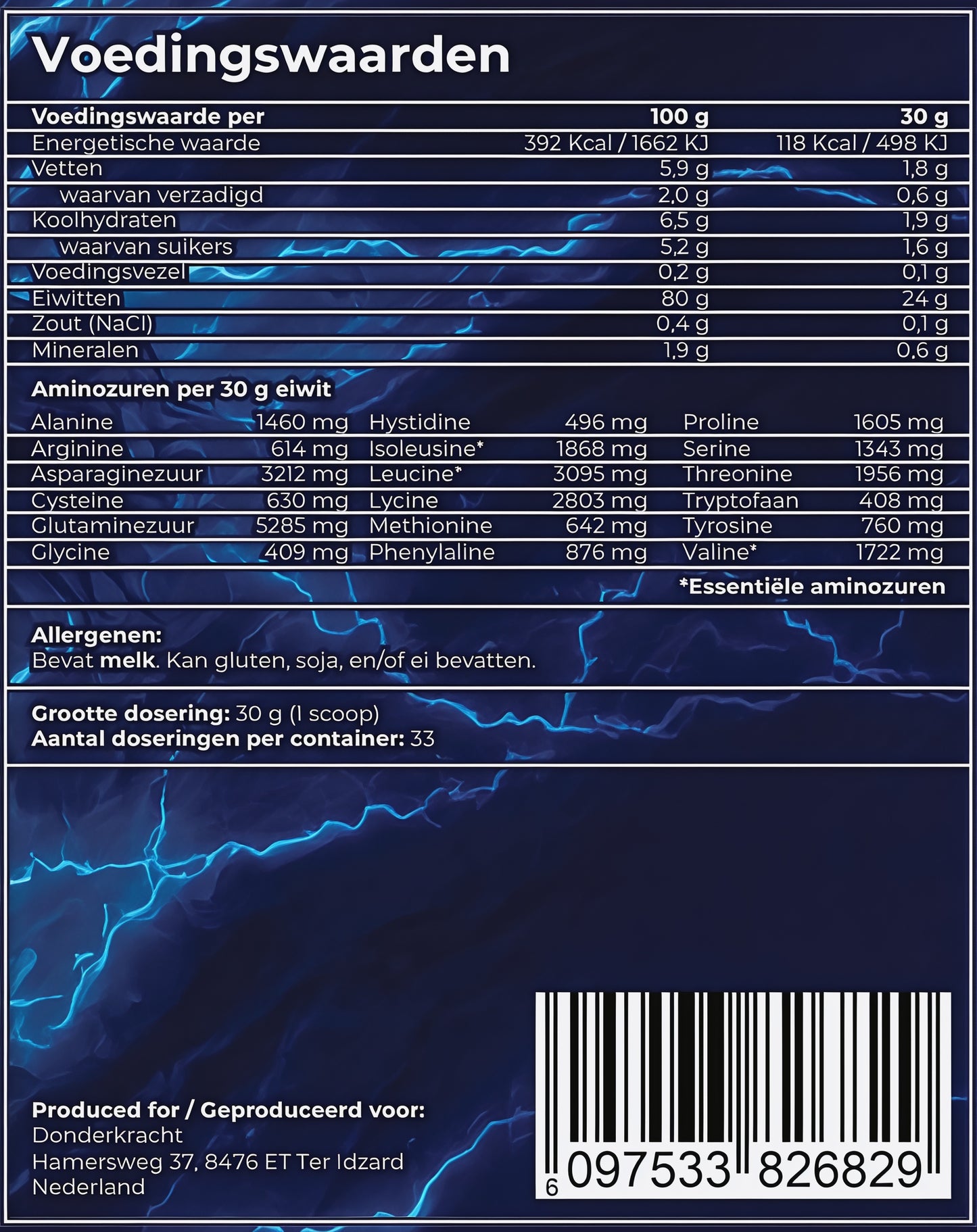 Whey Protein Vanille